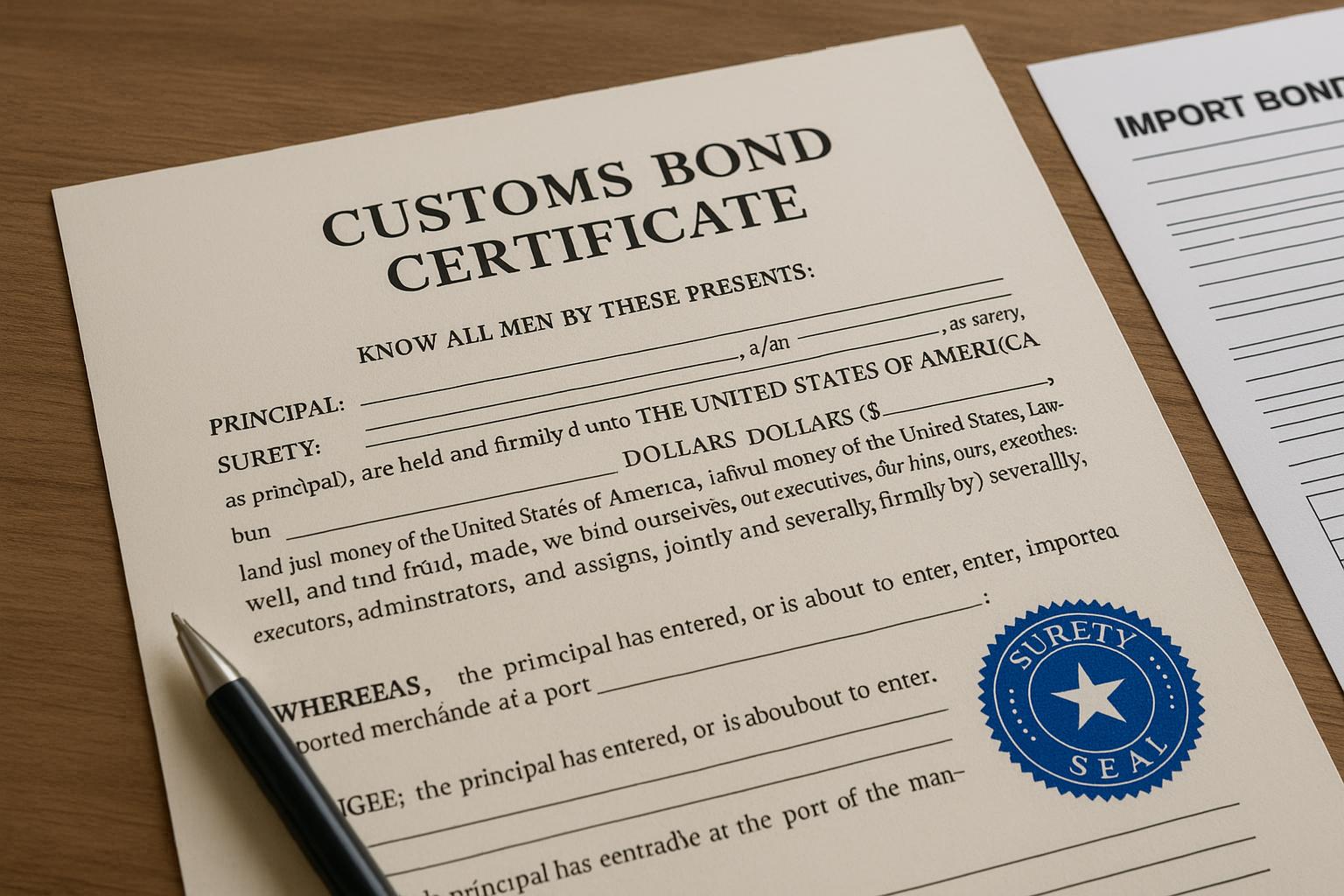 Understanding and Obtaining a Customs Bond