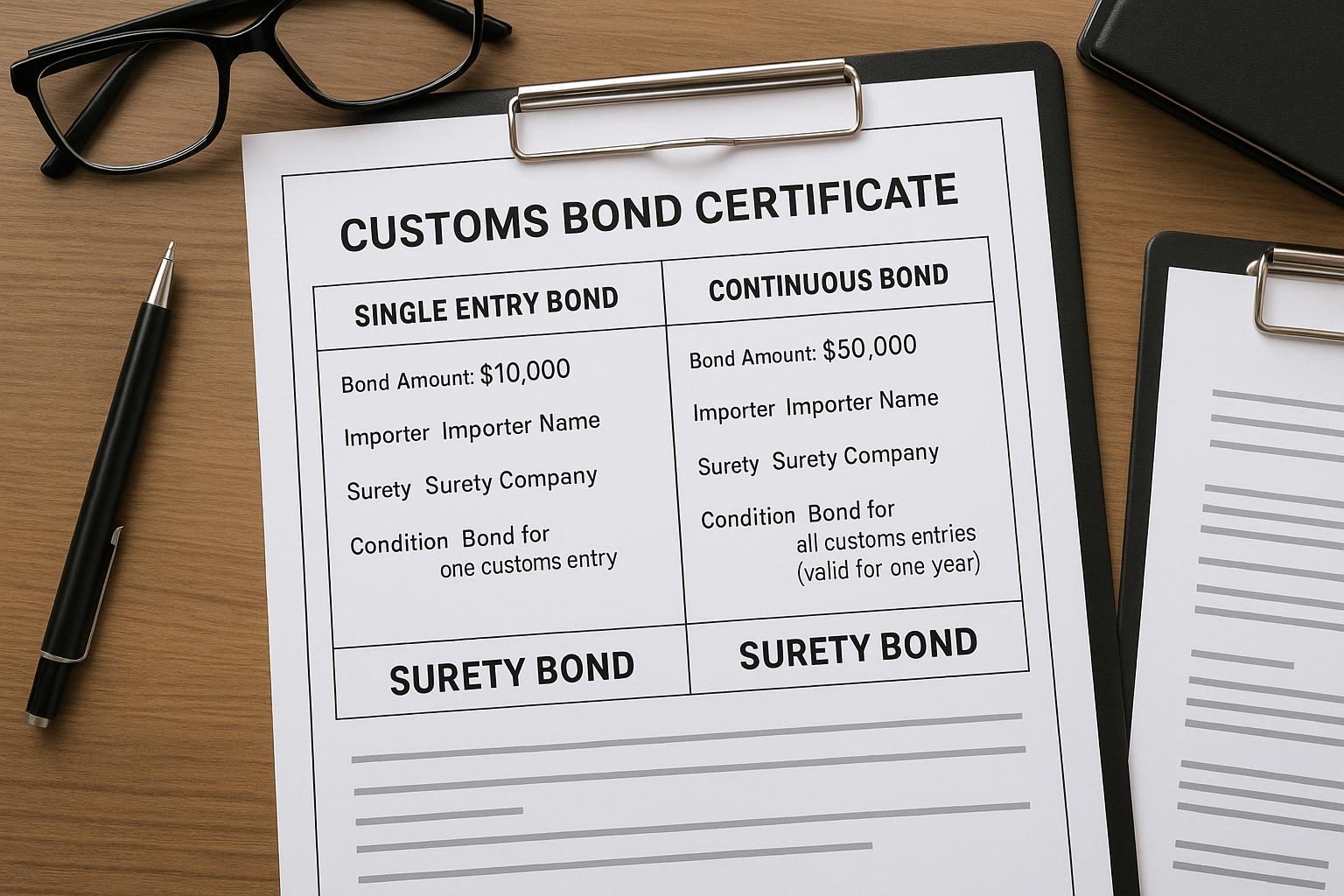 Import Bond Requirements: Single vs Continuous Coverage