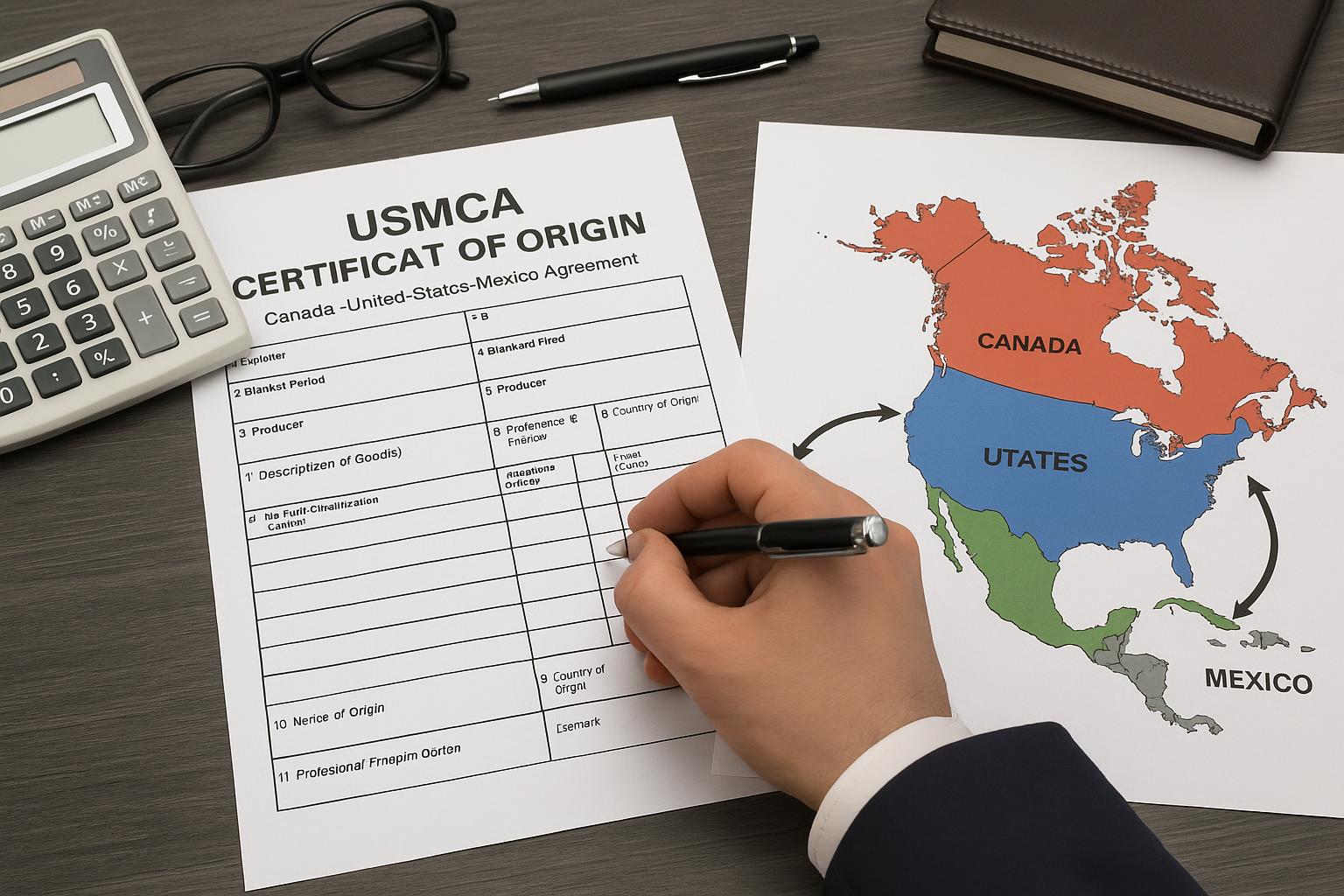 USMCA Certificate of Origin: Qualifying for Duty-Free Treatment